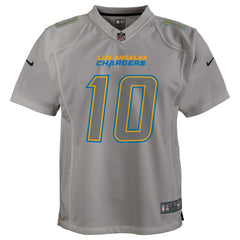 Justin Herbert Los Angeles Chargers Youth Atmosphere Game Jersey - Gray discount