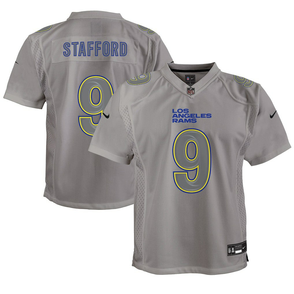 Matthew Stafford Los Angeles Rams Youth Atmosphere Game Jersey - Gray discount