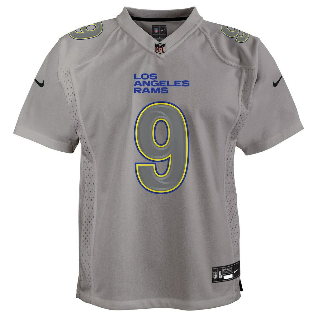 Matthew Stafford Los Angeles Rams Youth Atmosphere Game Jersey - Gray discount