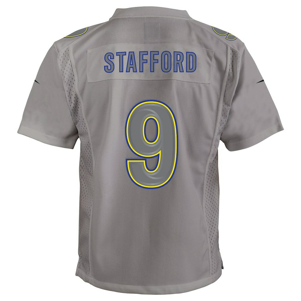 Matthew Stafford Los Angeles Rams Youth Atmosphere Game Jersey - Gray discount