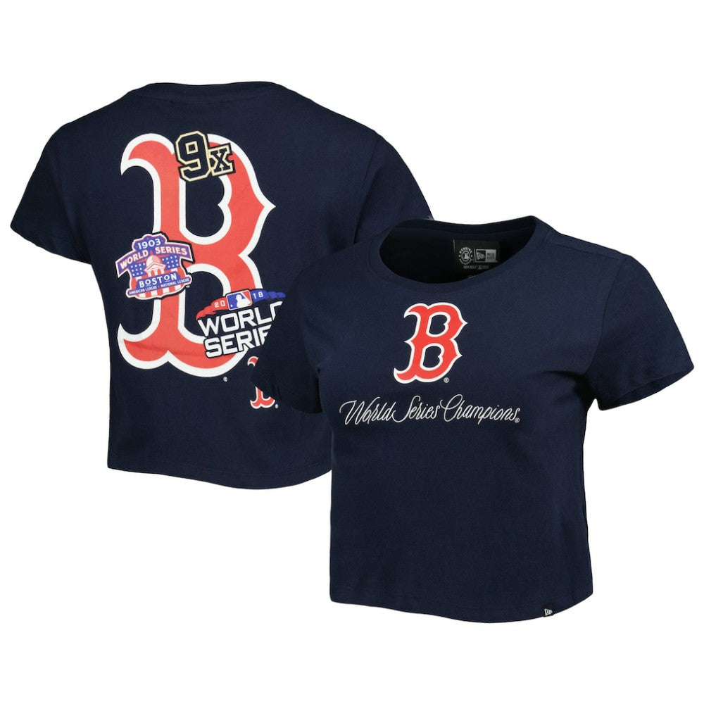 Boston Red Sox Women's Historic Champs T-Shirt Blue