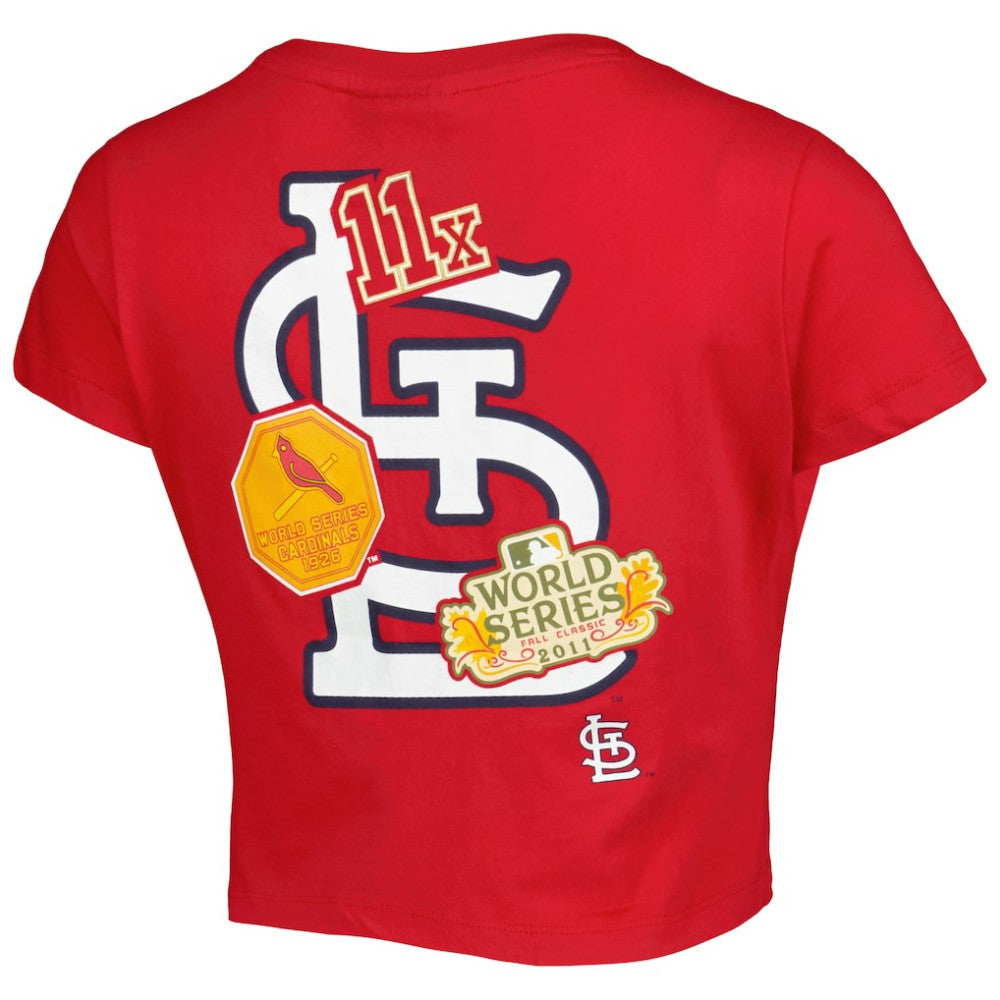 St. Louis Cardinals Women's Historic Champs T-Shirt Red