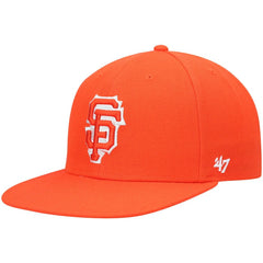 San Francisco Giants 2021 City Connect Captain Snapback Hat Orange