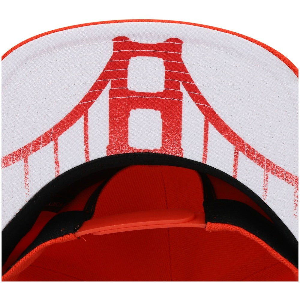 San Francisco Giants 2021 City Connect Captain Snapback Hat Orange