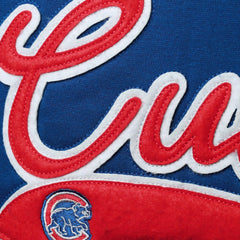 Chicago Cubs Soft as a Grape Women's Plus Size Side Split Pullover Hoodie Royal