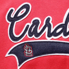 St. Louis Cardinals Soft as a Grape Women's Plus Size Side Split Pullover Hoodie Red