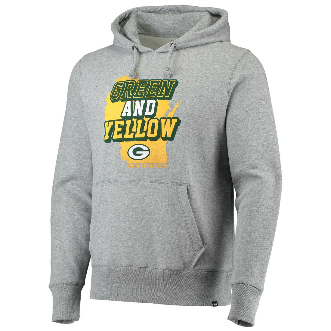 Green Bay Packers '47 Team Headline Pullover Hoodie - Heathered Gray online