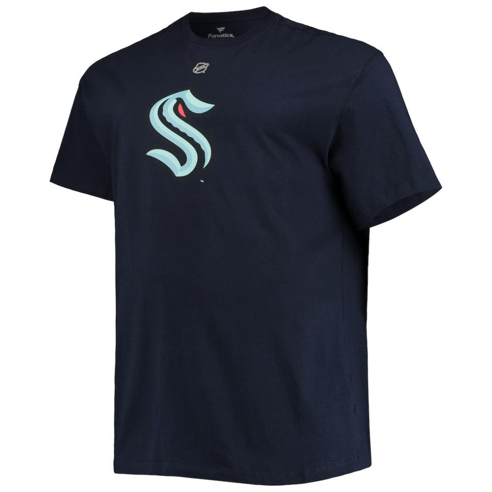 Philipp Grubauer Seattle Kraken Fanatics Big & Tall Name & Number T-Shirt - Deep Sea Blue T-shirts