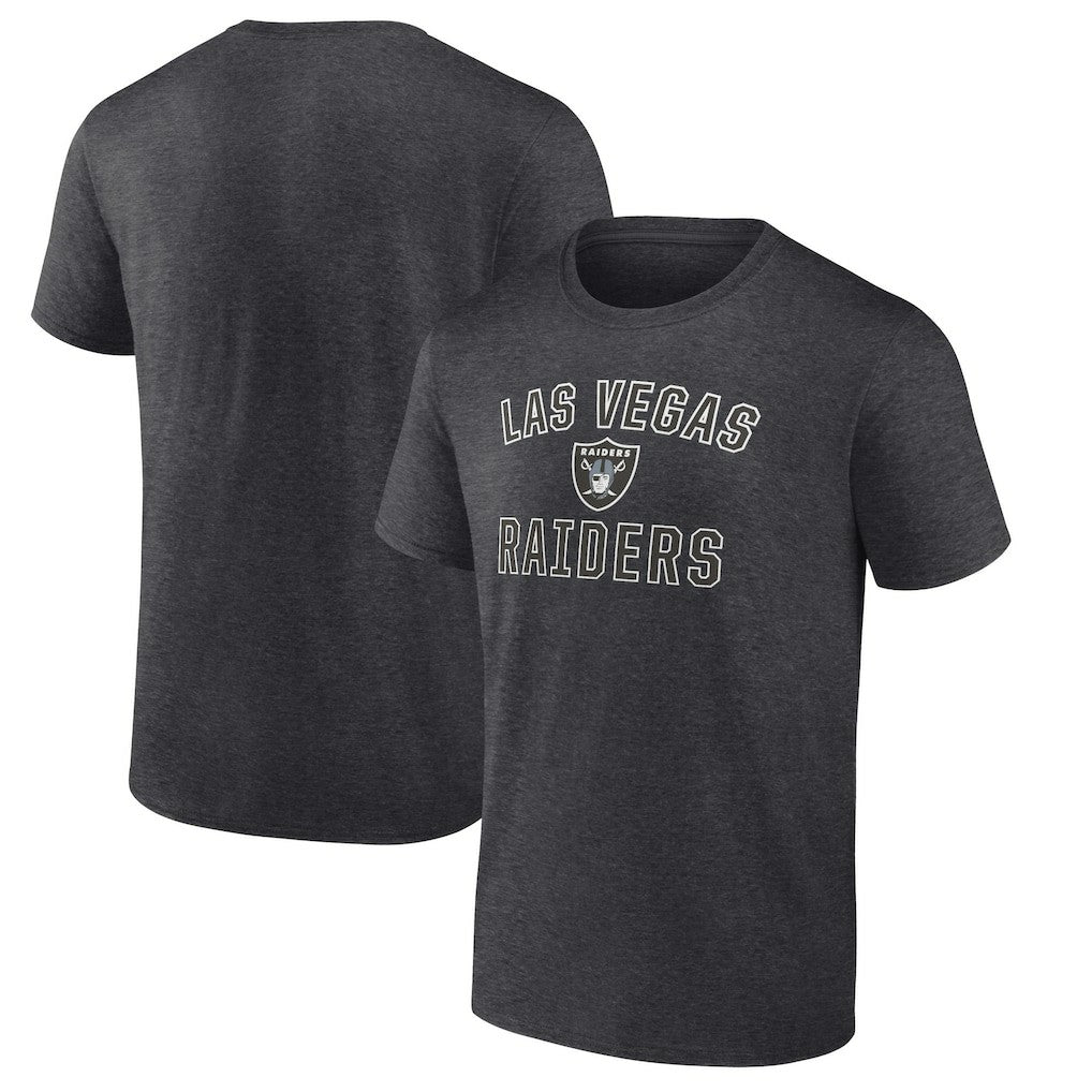 Las Vegas Raiders Victory Arch T-Shirt - Heather Charcoal discount