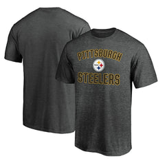Pittsburgh Steelers Victory Arch T-Shirt - Heather Charcoal discount
