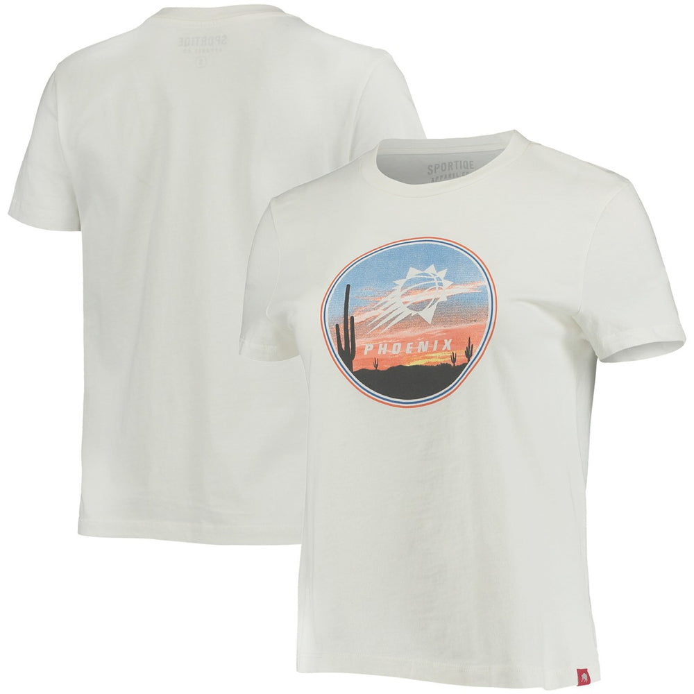 Phoenix Suns Sportiqe Women's Arcadia T-Shirt - White on sale
