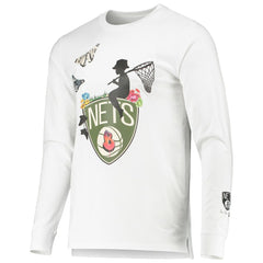 Brooklyn Nets Sue Tsai Long Sleeve T-Shirt - White cheap