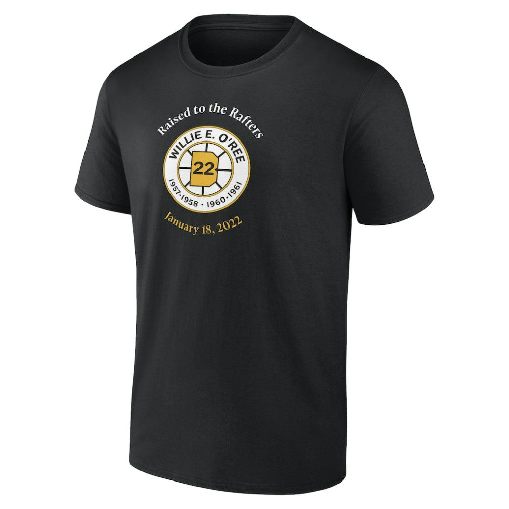 Willie O'Ree Boston Bruins Retirement T-Shirt - Black T-shirts