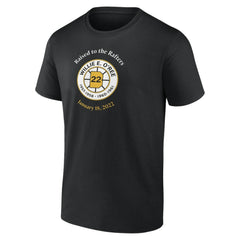 Willie O'Ree Boston Bruins Retirement T-Shirt - Black T-shirts