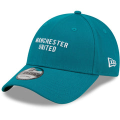 Manchester United New Era Seasonal 9FORTY Adjustable Hat - Turquoise for sale