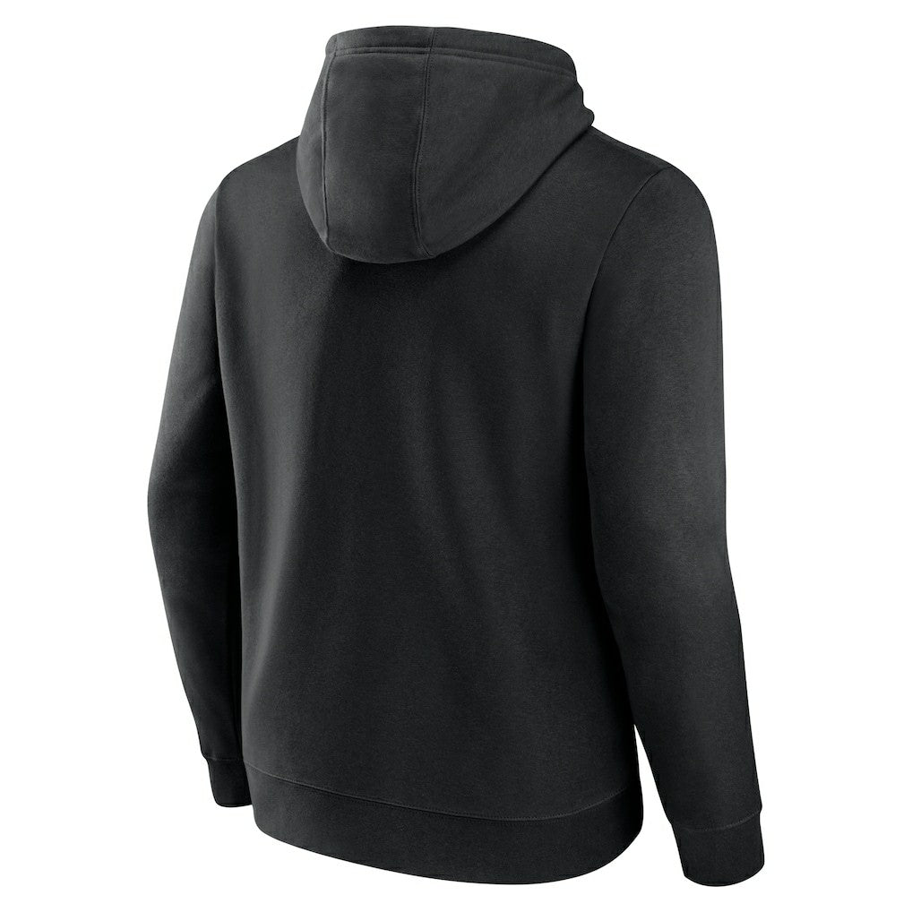 Arizona Cardinals Fade Out Fitted Pullover Hoodie - Black on sale
