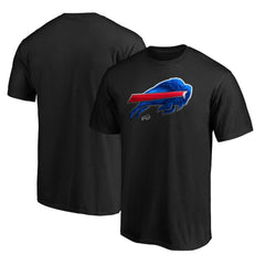 Buffalo Bills Midnight Mascot Team Logo T-Shirt - Black on sale