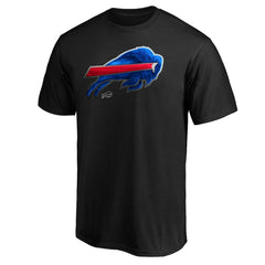 Buffalo Bills Midnight Mascot Team Logo T-Shirt - Black on sale
