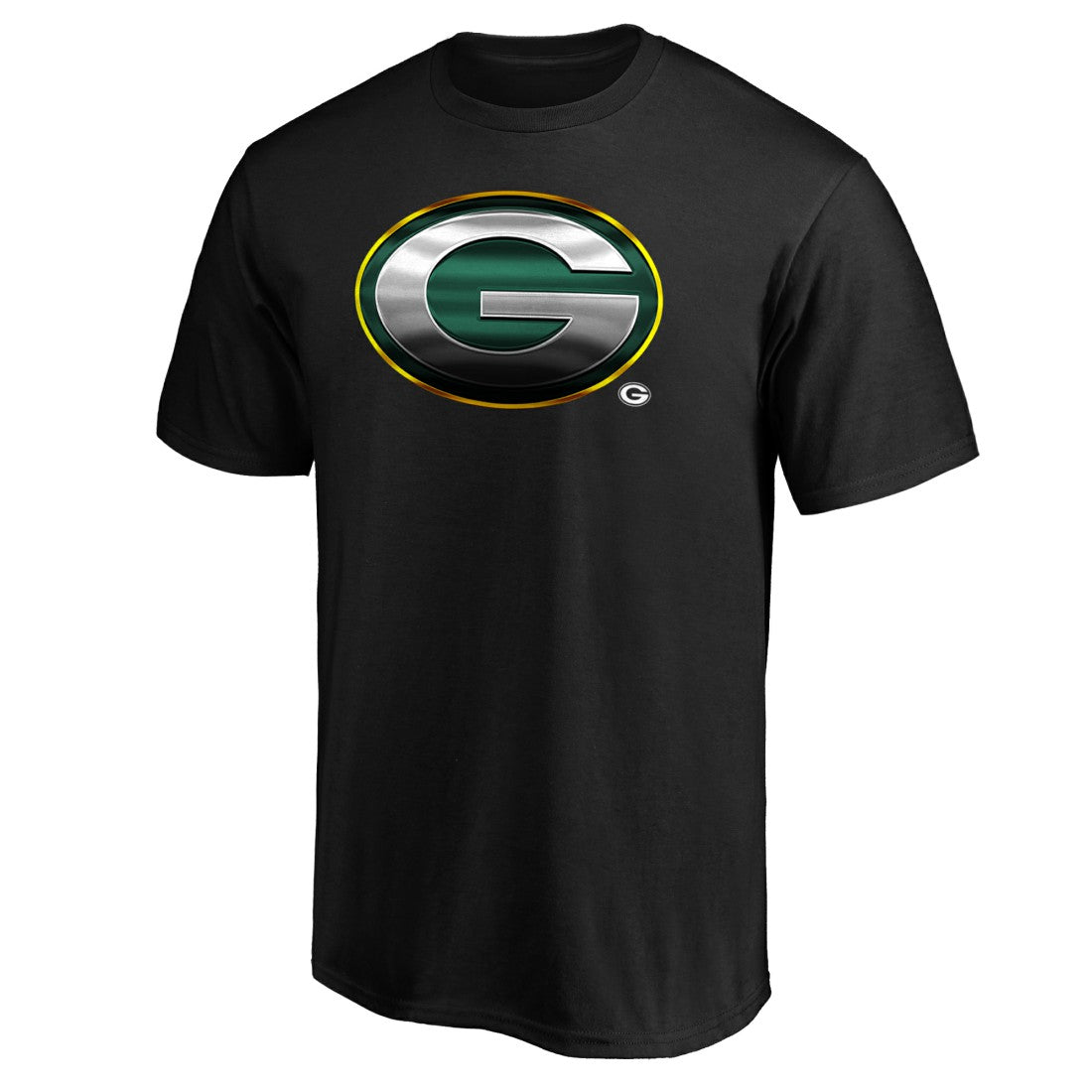 Green Bay Packers Midnight Mascot Team Logo T-Shirt - Black on sale