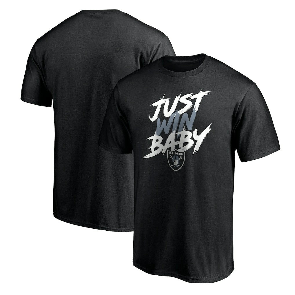 Las Vegas Raiders Just Win T-Shirt - Black for sale