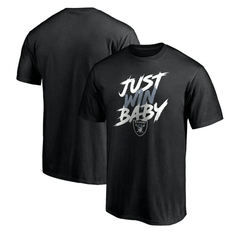 Las Vegas Raiders Just Win T-Shirt - Black for sale