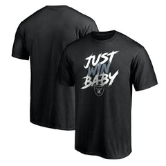 Las Vegas Raiders Just Win T-Shirt - Black for sale
