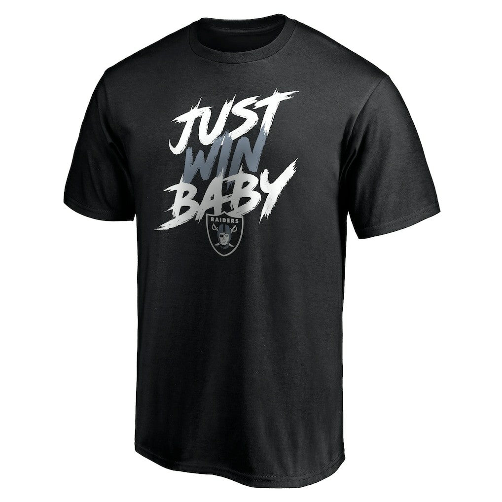 Las Vegas Raiders Just Win T-Shirt - Black for sale