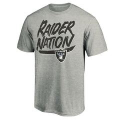 Las Vegas Raiders Hometown Collection Raider Nation T-Shirt - Heathered Gray on sale