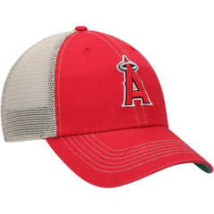 Los Angeles Angels Trawler Clean Up Trucker Snapback Hat Red