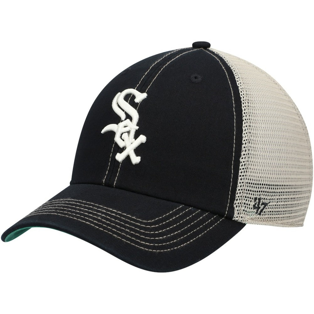 Chicago White Sox Trawler Clean Up Trucker Snapback Hat Black