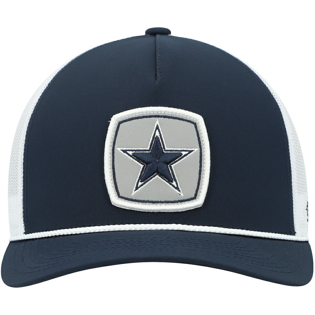 Dallas Cowboys HOOey Star Patch Rope Trucker Snapback Hat - Navy/White cheap