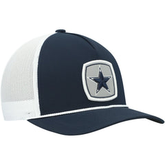 Dallas Cowboys HOOey Star Patch Rope Trucker Snapback Hat - Navy/White cheap