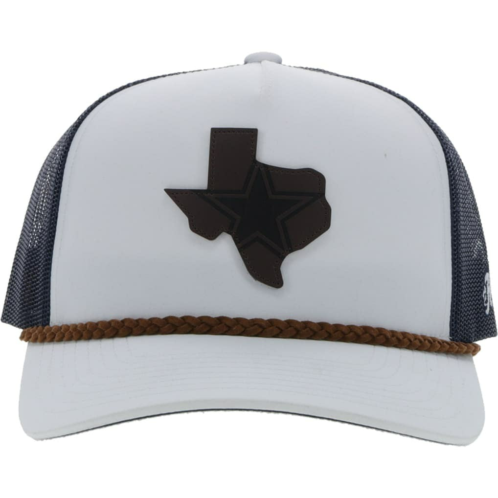 Dallas Cowboys HOOey State Patch Trucker Snapback Hat - White/Navy online