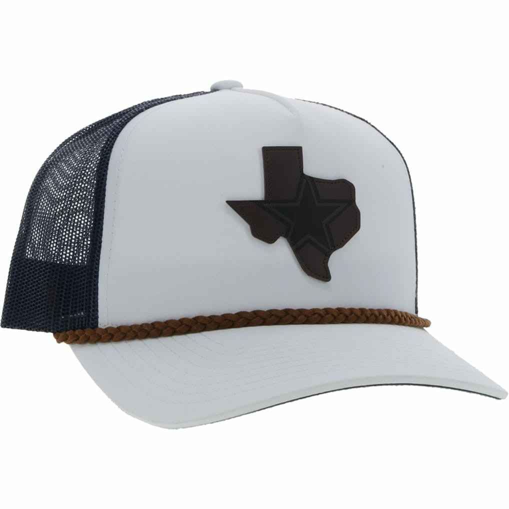 Dallas Cowboys HOOey State Patch Trucker Snapback Hat - White/Navy online