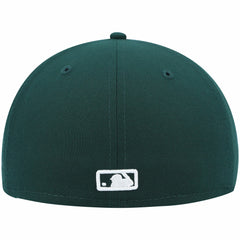 New York Yankees White Logo 59FIFTY Fitted Hat Green