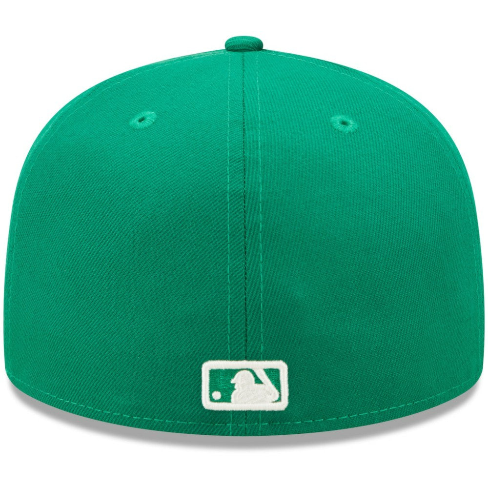 Chicago Cubs White Logo 59FIFTY Fitted Hat Kelly Green