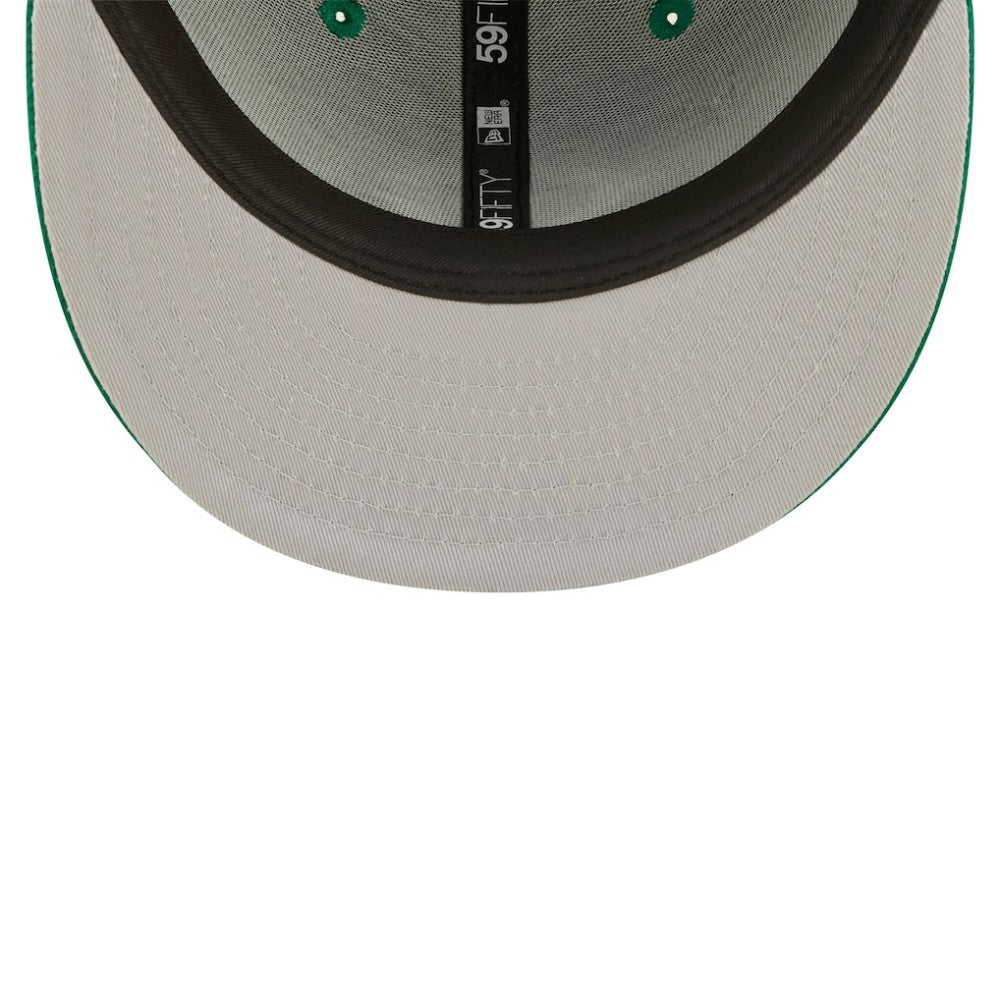 Chicago Cubs White Logo 59FIFTY Fitted Hat Kelly Green