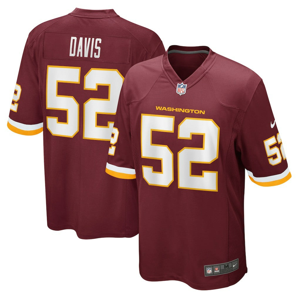 Jamin Davis Washington Football Team Game Jersey - Burgundy sale