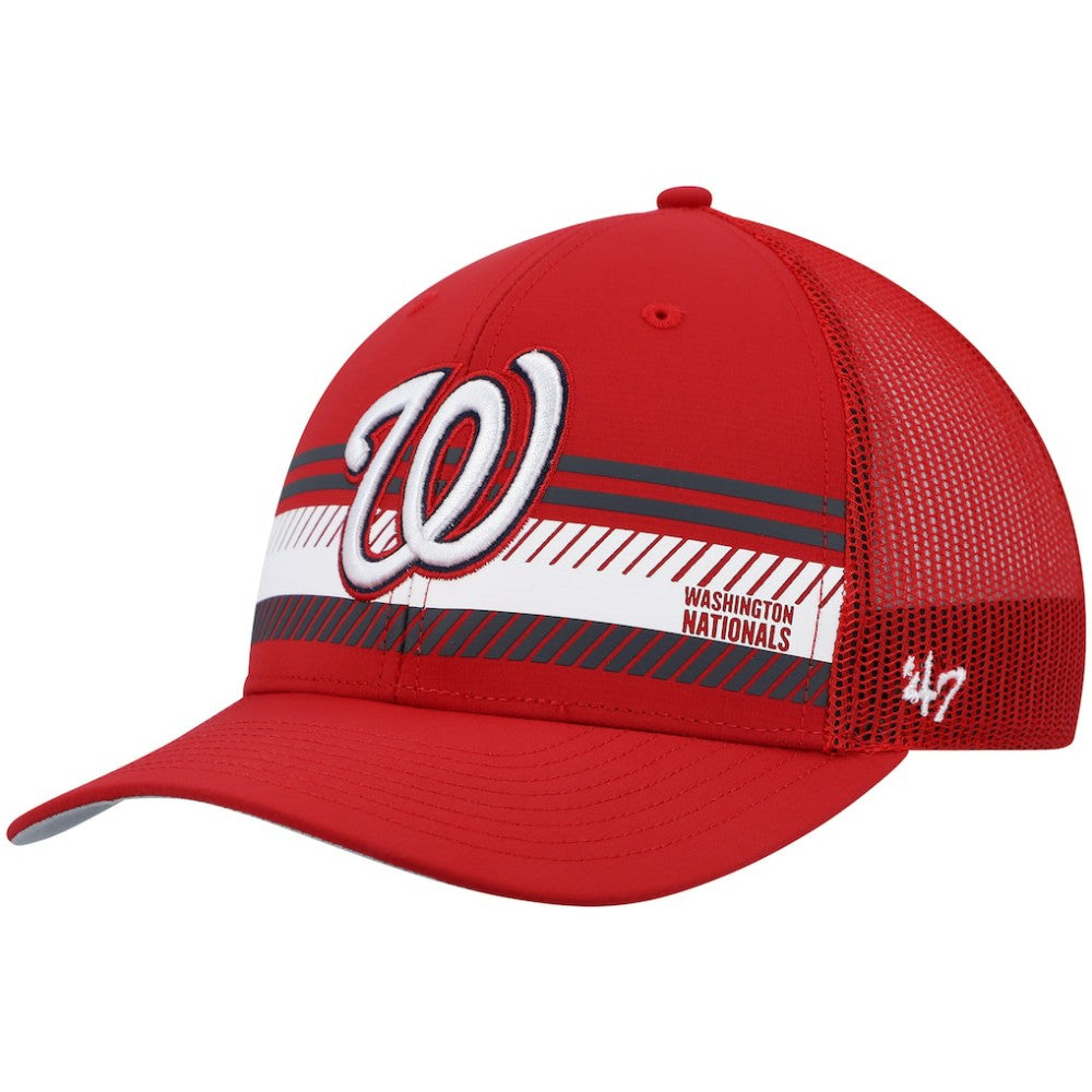 Washington Nationals Cumberland Trucker Snapback Hat Red
