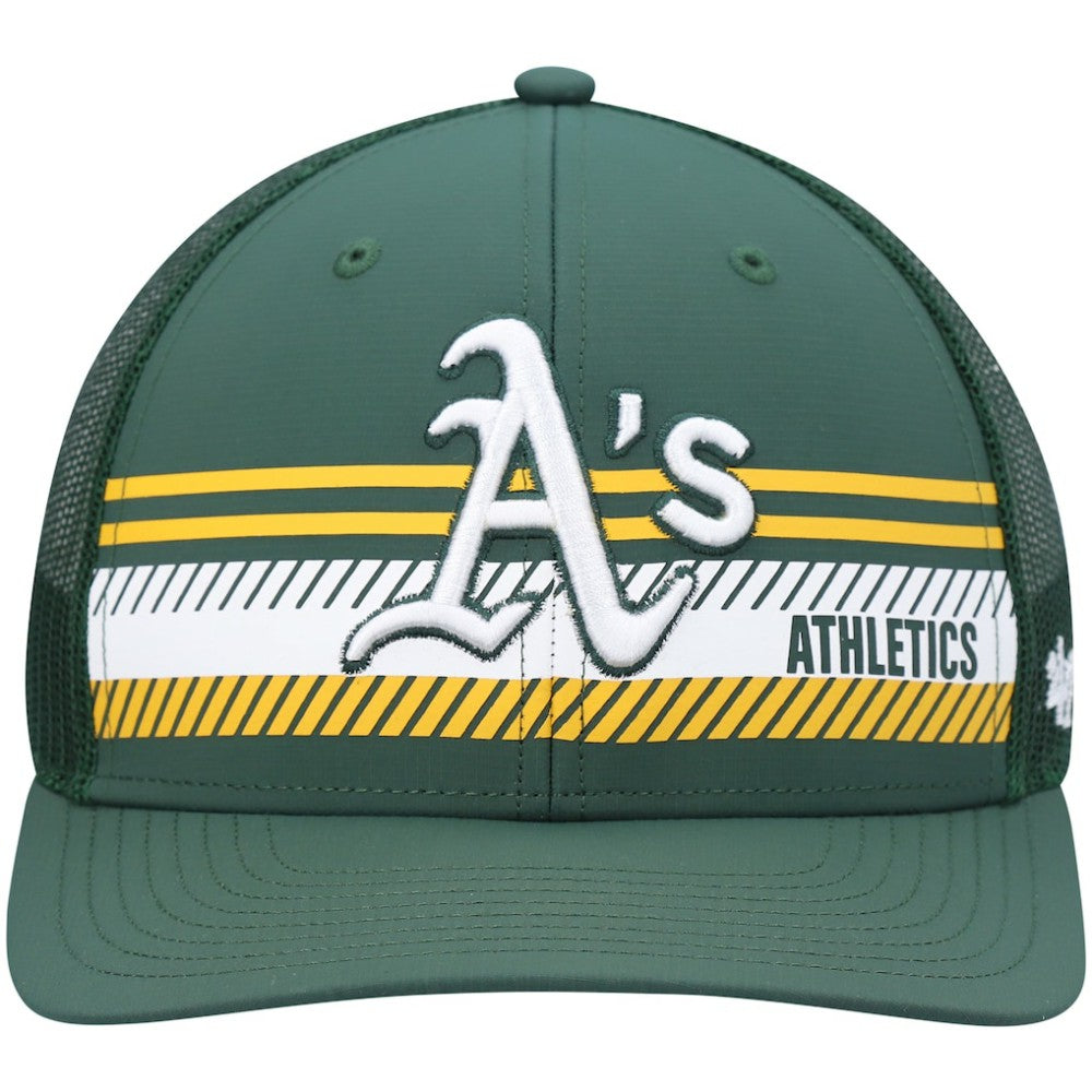 Athletics Cumberland Trucker Snapback Hat Green