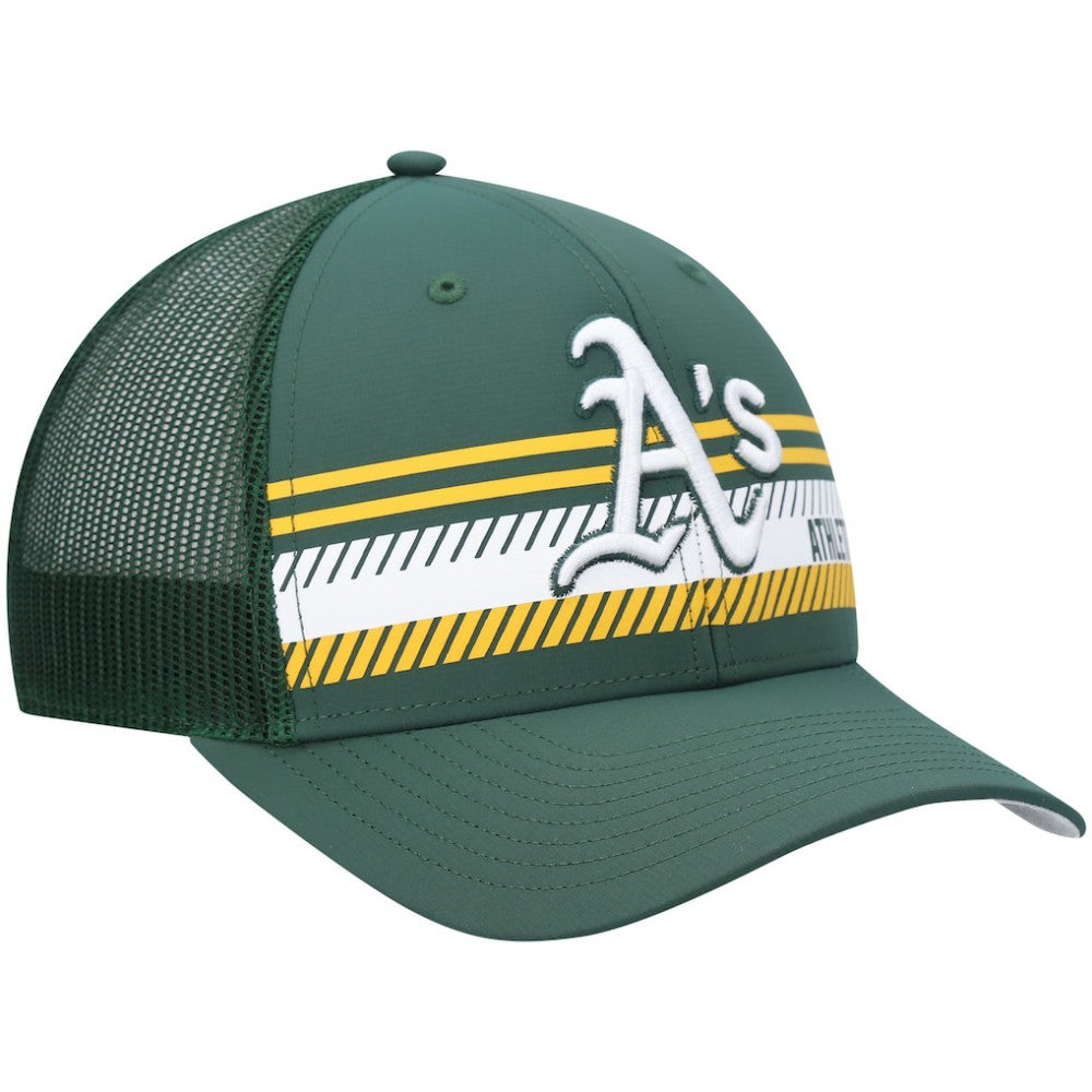 Athletics Cumberland Trucker Snapback Hat Green