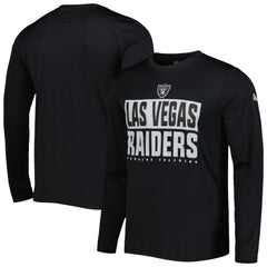 Las Vegas Raiders New Era Combine Authentic Offsides Long Sleeve T-Shirt - Black cheap