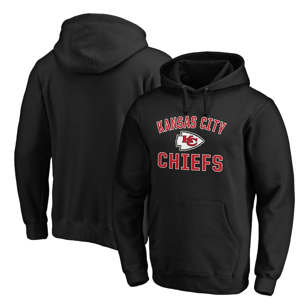 Kansas City Chiefs Victory Arch Team Fitted Pullover Hoodie - Black discount