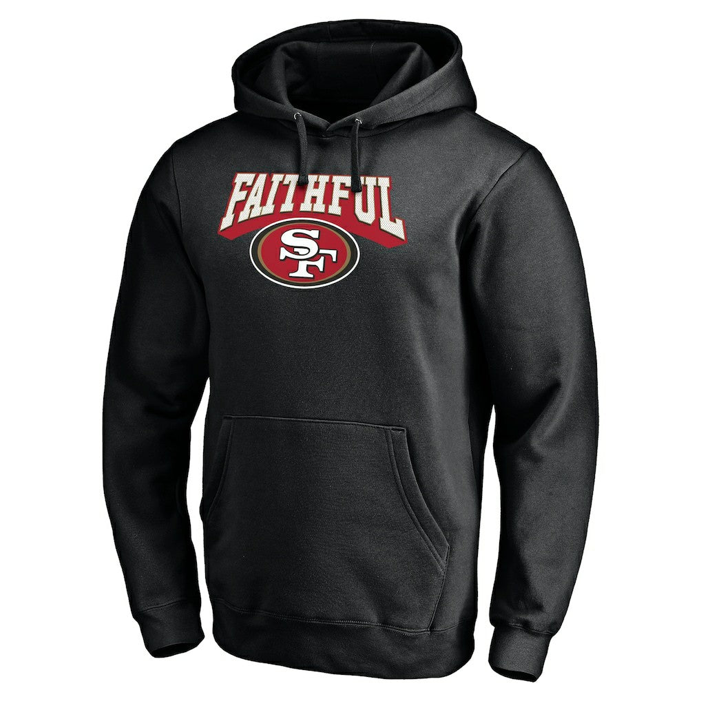 San Francisco 49ers Hometown Collection The Faithful Fitted Pullover Hoodie - Black cheap