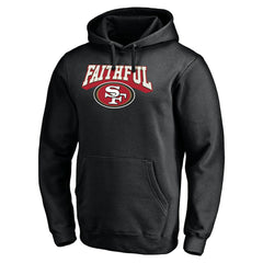 San Francisco 49ers Hometown Collection The Faithful Fitted Pullover Hoodie - Black cheap