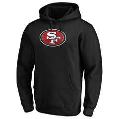 San Francisco 49ers Primary Logo Fitted Pullover Hoodie - Black online