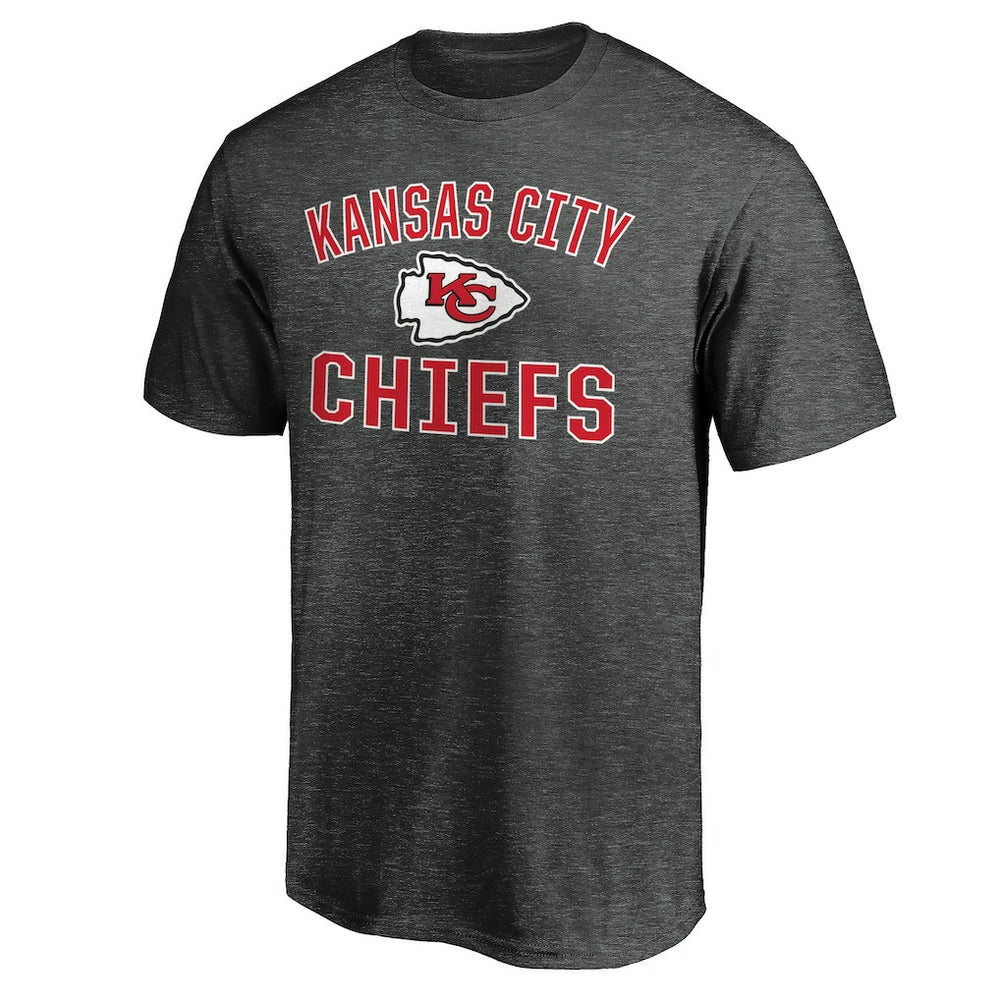 Kansas City Chiefs Victory Arch T-Shirt - Heather Charcoal sale