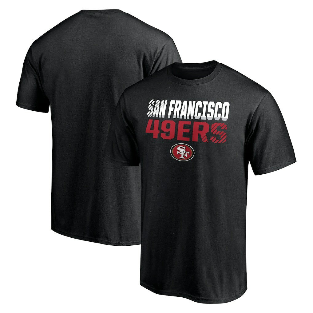 San Francisco 49ers Logo Fade Out T-Shirt - Black cheap