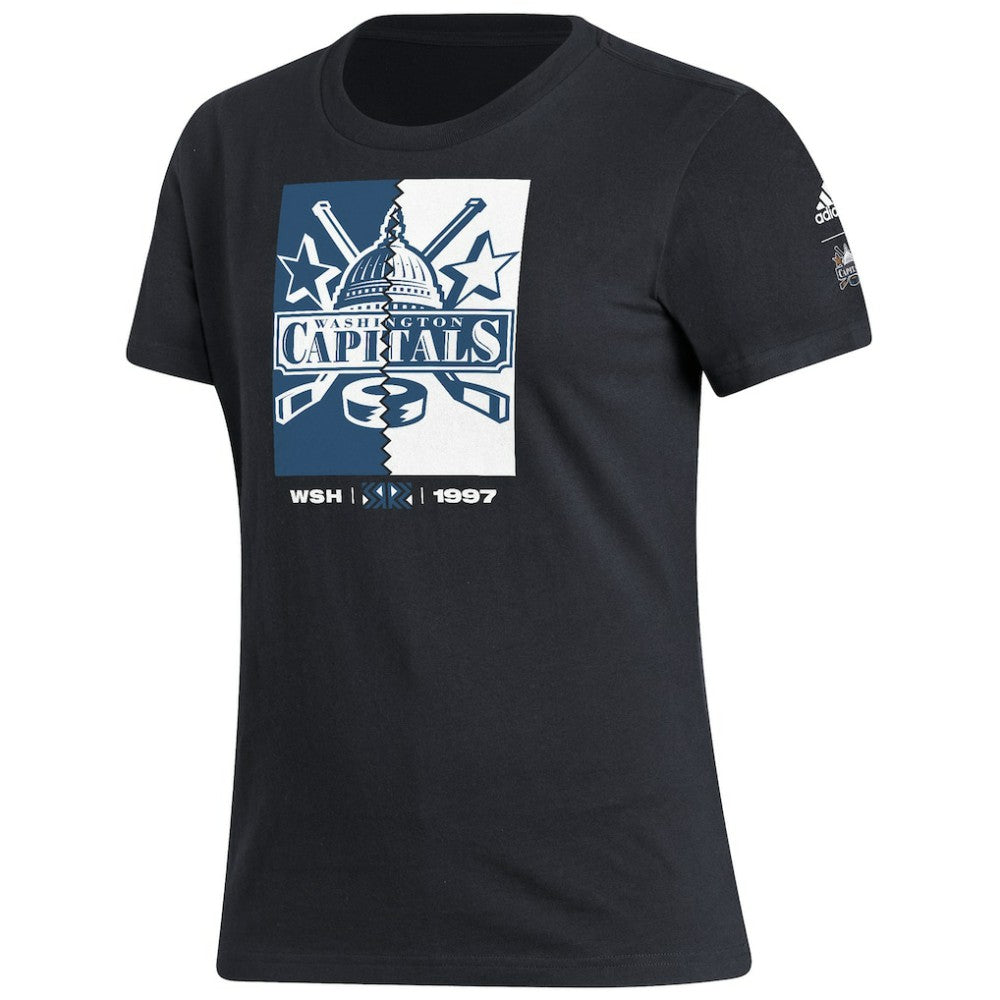 Washington Capitals adidas Women's Reverse Retro 2.0 Playmaker T-Shirt - Black T-shirts