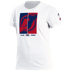 New Jersey Devils adidas Women's Reverse Retro 2.0 Playmaker T-Shirt - White T-shirts